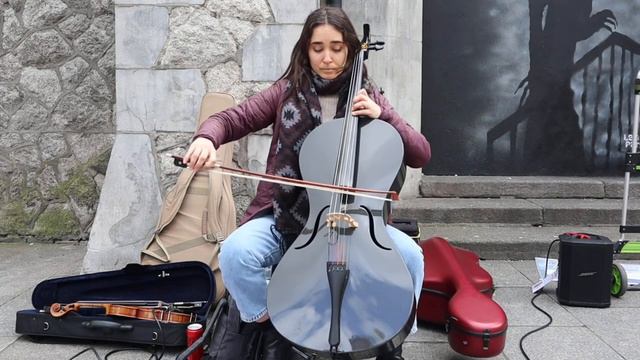 Street Music - Memories #busking #streetmusic #streetperformer #violin #cello #memories #trending