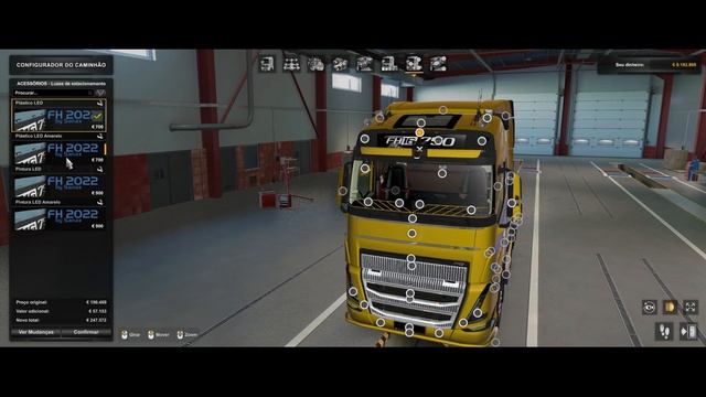 Download Volvo FH 16 2022 Muitos Acessórios e Opcionais Ets2 1.48.5 Via Steam