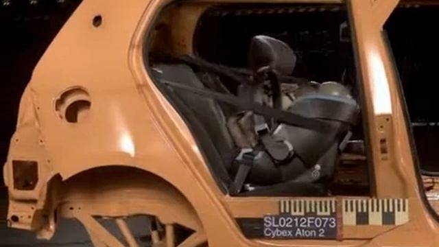 Cybex Aton краш-тест, фронтальный удар