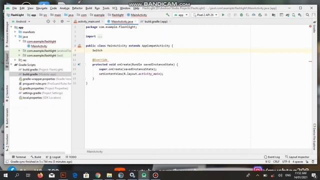 How to Create Flashlight App in Android Studio | Android Project | Android Tutorial
