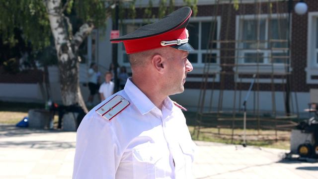 В Приморско – Ахтарске   прошел   смотр строя и песни юнармейских отрядов.