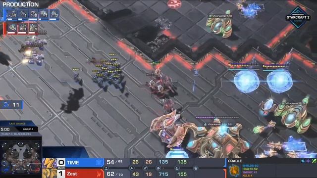 Zest vs. TIME - PvT - DreamHack Masters  2021 Last Chance 2022 - Group A - Match2