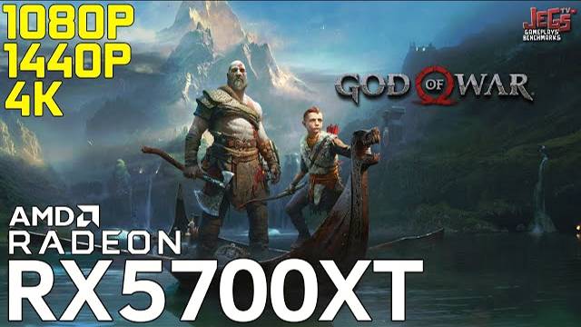 God of War | RX 5700 XT | 1080p, 1440p, 4K benchmarks!