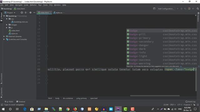 Bootstarp 4.2.1 Part 9 : Badges Breadcrumb
