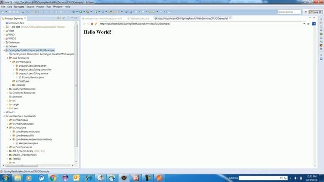 Web Services Concepts and REST API Framework Video-3
