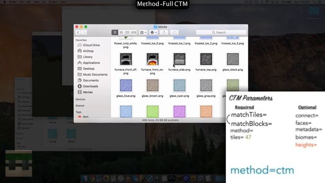 Minecraft - How to Create Connected Textures! pt1 Resource Pack Tutorial