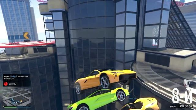 КАК ПРОЕХАТЬ ПО ДВИГАЮЩИЙСЯ ДОРОГЕ В ВОЗДУХЕ GTA ONLINE!