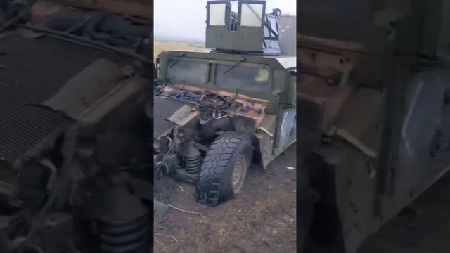 Очередной уничтоженный в зоне проведения СВО украинский бронеавтомобиль