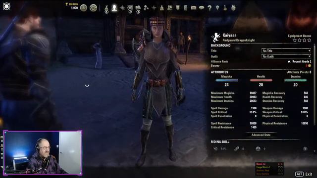 🔴LIVE - The Elder Scrolls Online - Levelling My Dragon Knight