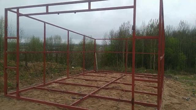 Каркас гаража