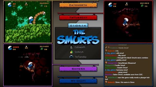 Lets Race: The Smurfs (SNES)