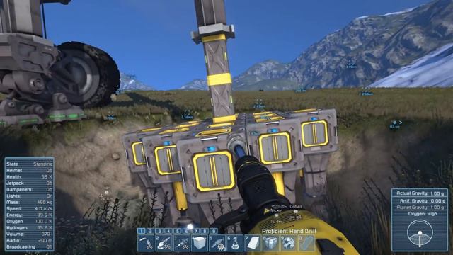 Space Engineers simple planetary survival miner