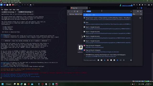 USANDO SETOOLKIT GITHUB  CLONANDO PAGINA FAKEWEB PARA OBTENER  CUENTAS Y CONTRASEÑAS