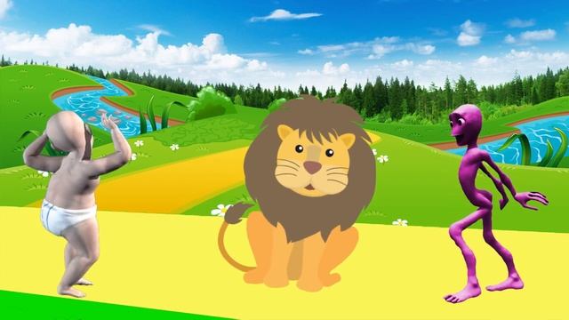 звуки животных для самых маленьких |  развивающие для детей как говорят | животные с Alien Dance #8