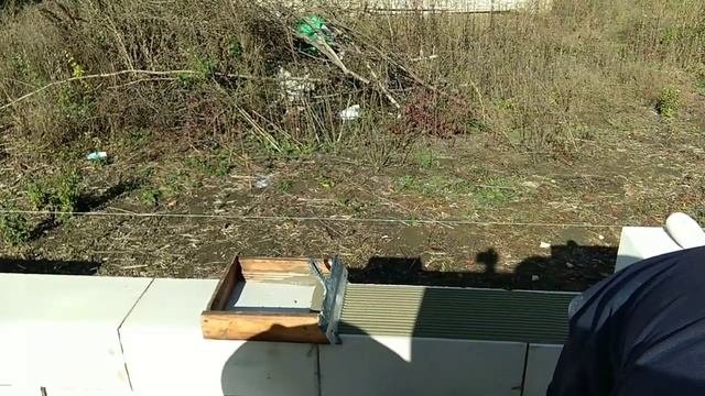 29 день проекта , и 3 день кладки газоблока .