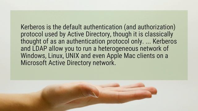 Does Active Directory use LDAP or Kerberos?