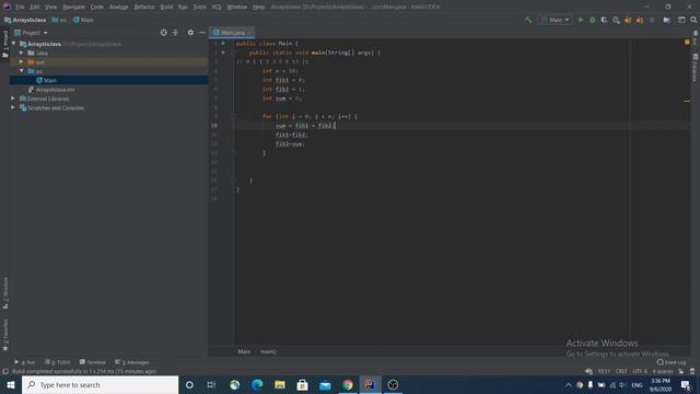 Java dərsləri - Fibonaççi ədədləri (Fibonacci series)