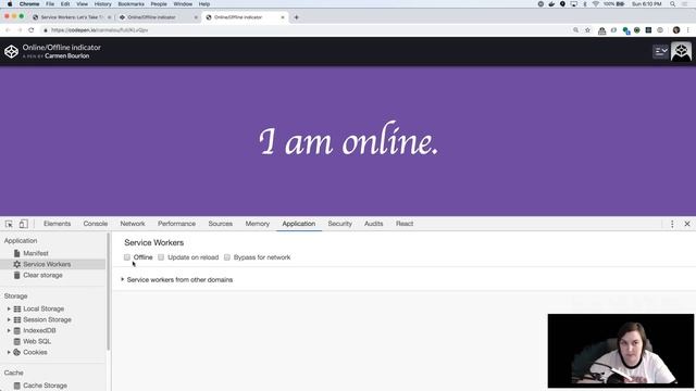 Use Online and Offline Events to Avoid Errors