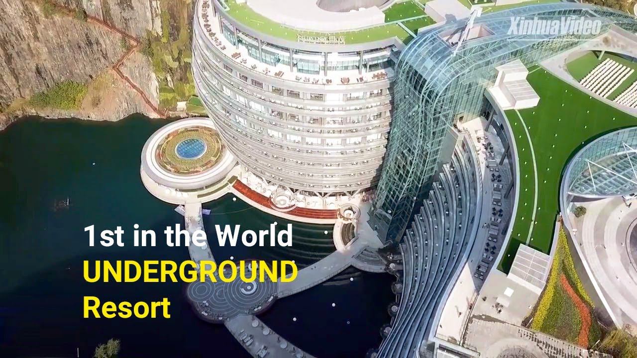 CHINA  World's 1st Underground Hotel in Shanghai