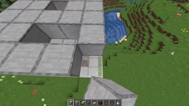 Ферма железа Майнкрафт AFK (простая)