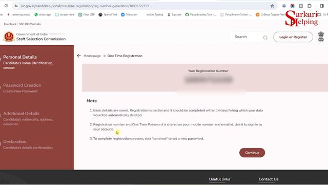 SSC OTR Registration Kaise Kare 2024 | How To Fill SSC OTR Registration Form 2024