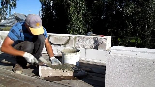 Как восстановить треснувший газоблок