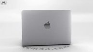 Apple MacBook Pro 13 inch (2016) Space Gray 3D model by Hum3D.com