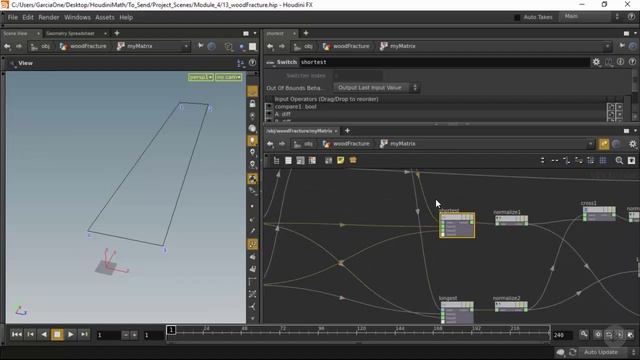 32 - Matrices  Quaternions - Wood Fracturing Workflow