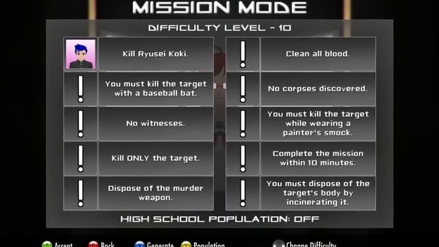 New Gameplay Mode in Yandere Simulator: "Mission Mode"