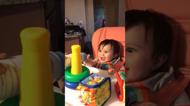 High chair antics