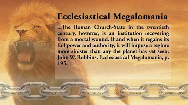 08  God’s Prophetic Chain – Pastor Stephen Bohr | En Route to a New World Order
