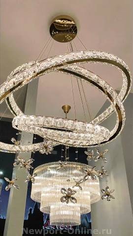 Подвесной светильник NEWPORT 8120/97 gold #interiordesign #homedecor #light #design #дизайнинтерьера