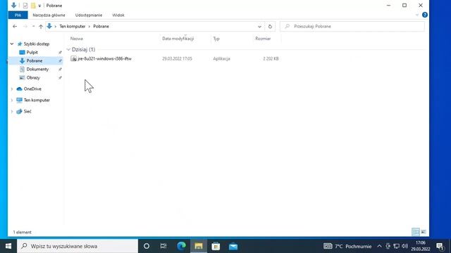 Jak zainstalować Java w Windows (od Oracle)