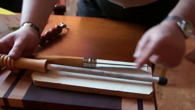 Правка ножей мусатом