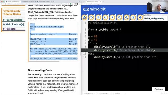 cyber:bot with Python and micro:bit Educators Workshop 1 of 3 (September 19th, 2022)
