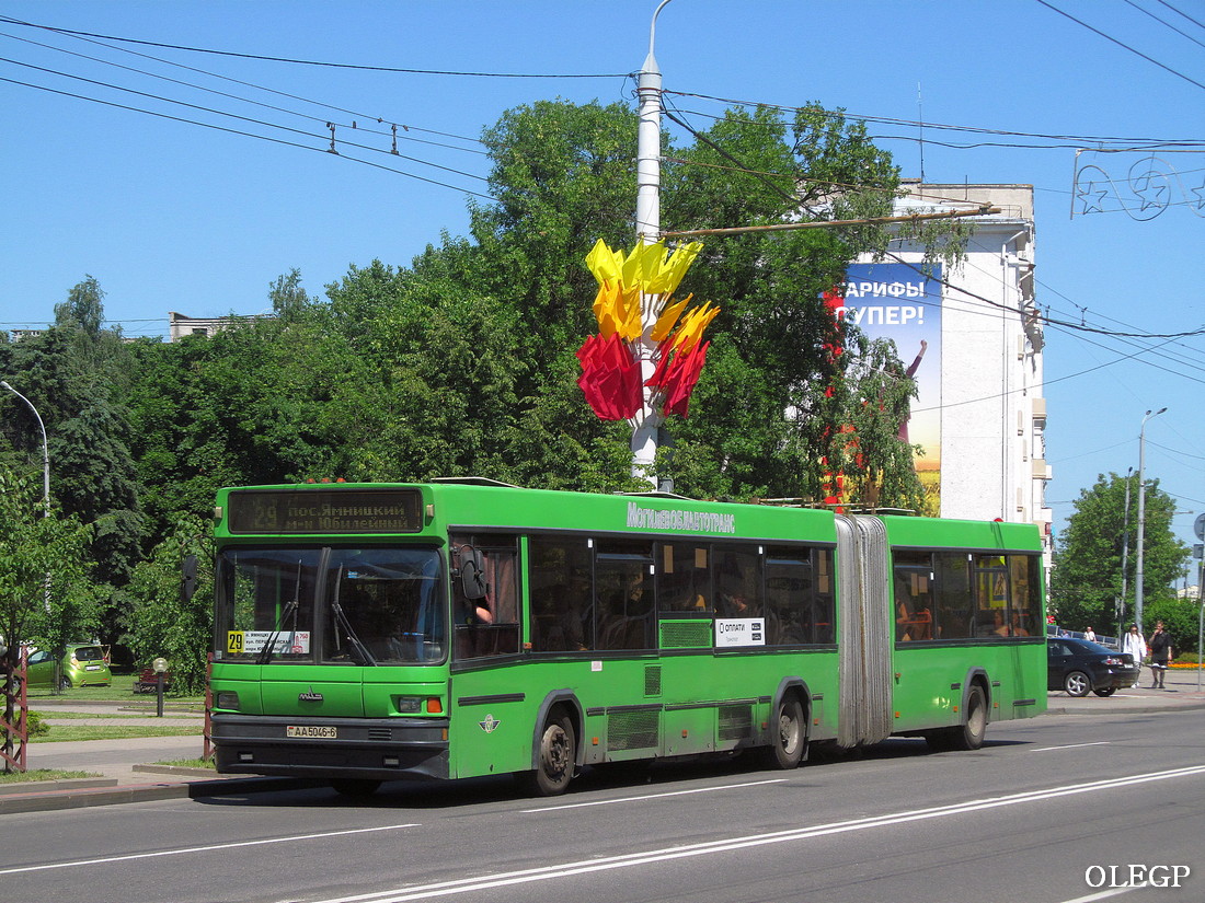 Автобус Могилёва МАЗ 105.065 АА 5046-6 Маршрут 29 Ямницкий - М-он Юбиленый (Колледж - Администрация)