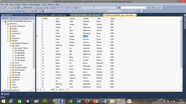 SQL Ders 26 Group By  2
