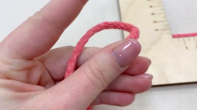 Шнур цв.коралловый 5мм хлопок-100 АРТ 13321