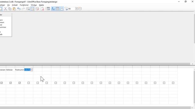 Forespørgsler (LibreOffice - Base)