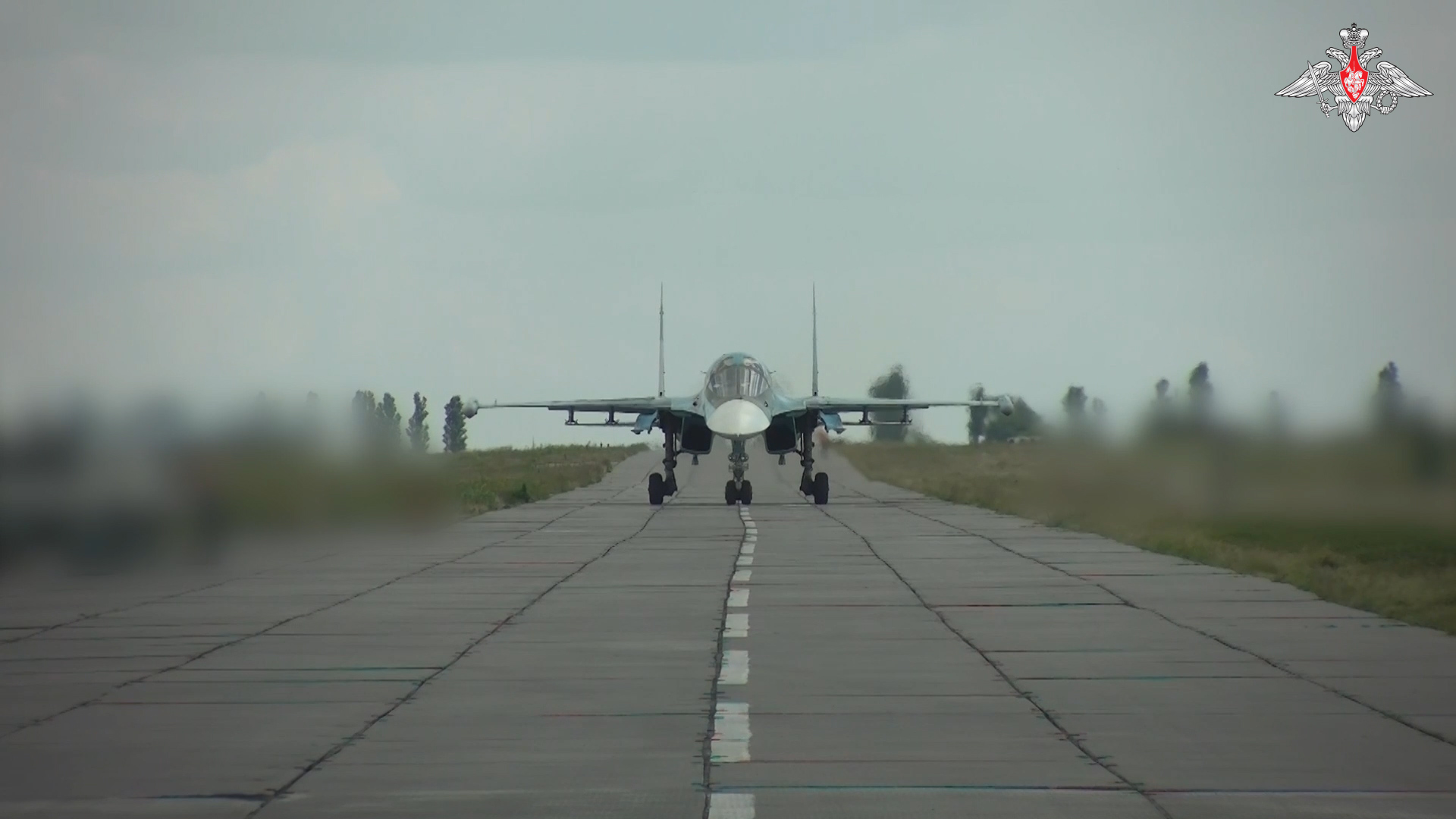 Боевая работа экипажа Су-34 ГрВ «Запад»