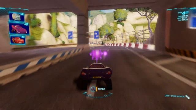 Cars 2 The Video Game  Holley Shiftwell - Battle Race  Mountain Run 7 Laps