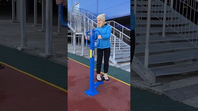 Уличный тренажер твистер AVU019 AVENIR sport - выполнение упражнения