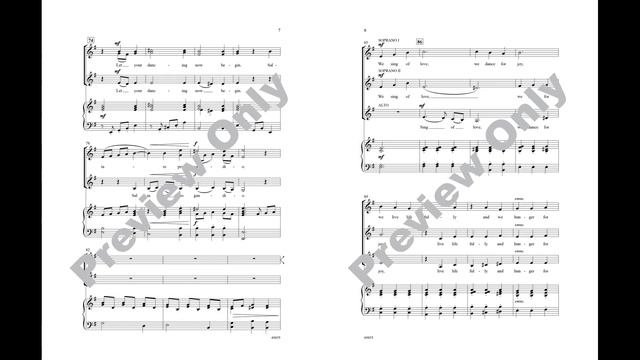 Cantimus de Amore by Mark Hayes SSA  Score  Sound