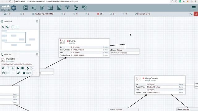 Apache NiFi: Get realtime tweets and store into HDFS using NiFi.