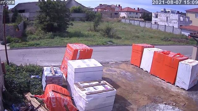 Обрушение газобетона