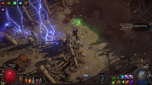 POE  LIGHTNING ARROW CONVERTED CHAOS TRICKSTER