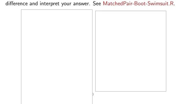 Chapter 5: Matched Pair Bootstrap Distribution