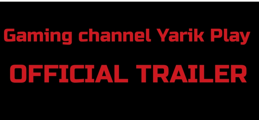 Gaming channel Yarik Play||Official trailer