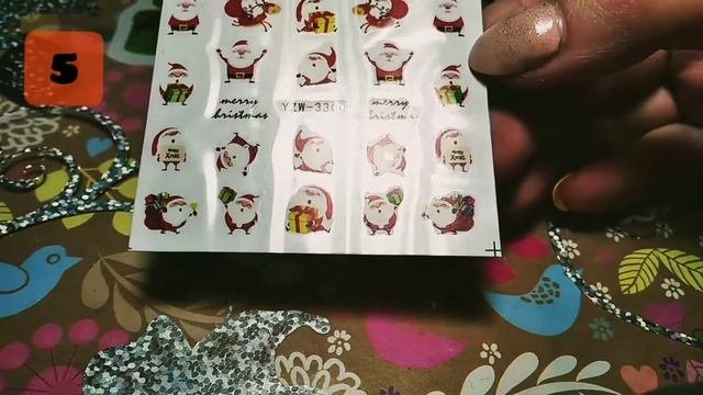 Наклейки на ногти с Aliexpress