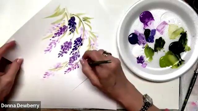 Learn to Paint One Stroke - Practice Strokes With Donna Layering Petals Donna Dewberry 2024